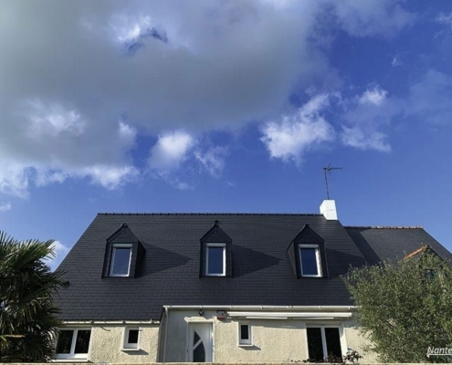Maison dont le toit à été rénové par TC Habitat à Nantes